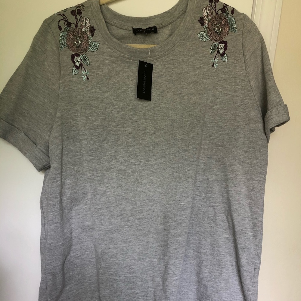 NWT Lane Bryant Embroidered Sweatshirt 14/16